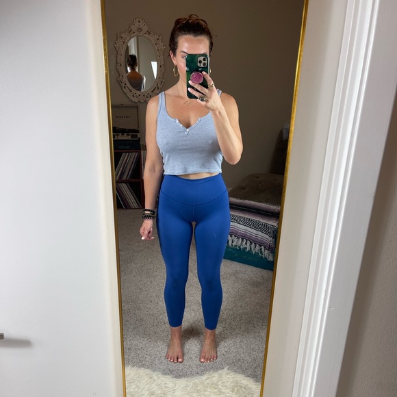 lululemon athletica Pants - Lululemon • Wunder Under Yoga Pant • Blue • 6